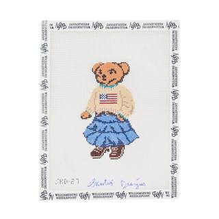 Girl Flag Sweater Bear by Skooters Designs (thumbnail)