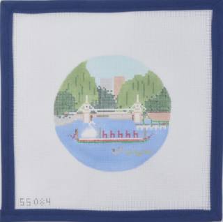 Boston Public Gardens by Stitch Style Needlepoint (thumbnail)