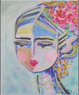 warrior girl, trini by Kate Dickerson Needlepoint Collections (thumbnail)