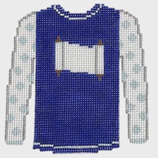 Scroll on Royal Blue Sweater by Kristine Kingston (thumbnail)