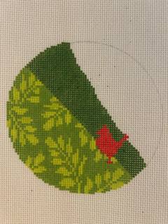 Card Art - Red Bird by Elizabeth Crane Swartz (thumbnail)
