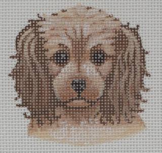 apricot poodle by Susan Roberts Needlepoint (thumbnail)