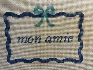 Mon Aime Blue by Stitch Style Needlepoint (thumbnail)