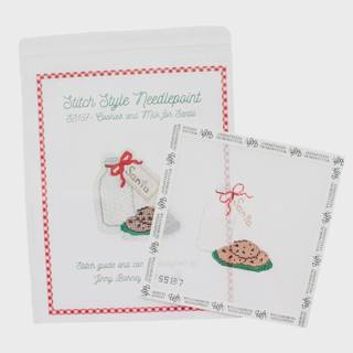Cookies and Milk for Santa by Stitch Style Needlepoint (thumbnail)
