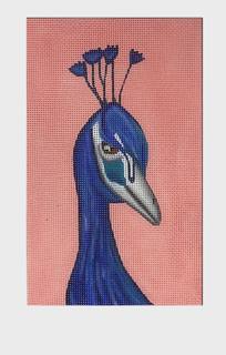 Priscilla the Peacock by Madeleine Elizabeth (thumbnail)
