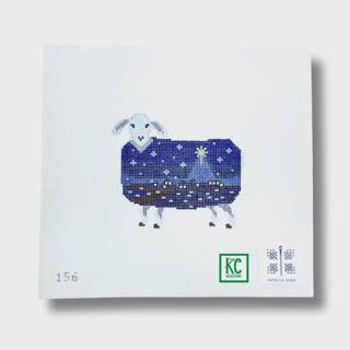 Starry Night Sheep Canvas and Stitch Guide by Patricia Sone (thumbnail)