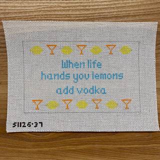 When Life Gives You Lemons Add Vodka Canvas by KCN Designers (thumbnail)