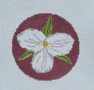 Trillium Round by Blue Ridge Stitchery (thumbnail)
