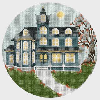 Spooky Series - Haunted House by The Plum Stitchery (thumbnail)
