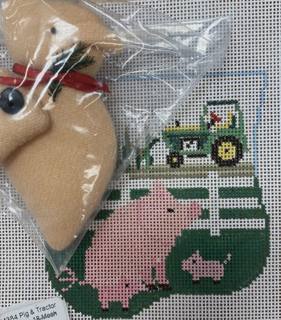 pig & tractor by Kathy Schenkel (thumbnail)