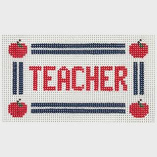 TEACHER Mini Sign by Goodpoint Needlepoint (thumbnail)