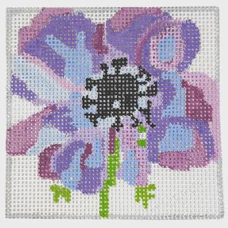 Simply Flowers Anemone Coaster by Jean Smith Designs (thumbnail)
