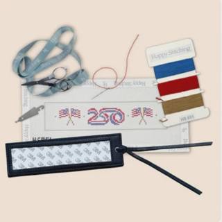 USA 250 - Bookmark Kit by Happy Stitching (thumbnail)