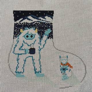 Yeti Mini Stocking by Fire and Iris Designs (thumbnail)