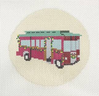 christmas trolley by Blue Ridge Stitchery (thumbnail)