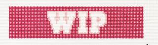 WIP Fob Pink Canvas by Rachel Barri Designs (thumbnail)