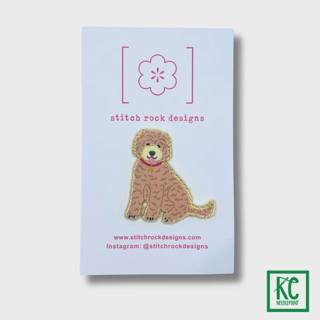Golden Doodle Needle Minder by Stitch Rock Designs (thumbnail)
