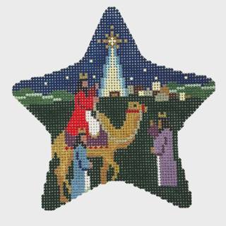 Star, Three Kings Journey by Susan Roberts Needlepoint (thumbnail)
