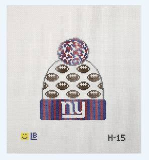 New York Giants Beanie by Lauren Bloch Designs (thumbnail)
