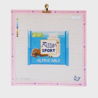 Ritter Sport Milk Chocolate Bar Canvas by Princess of Whales (thumbnail)