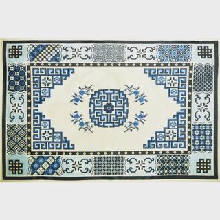 Lee's Needle Arts Blue Asian Pattern Rug Needlepoint Canvas by Lee's Needle Arts (thumbnail)