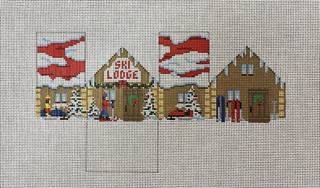 ski lodge by Susan Roberts Needlepoint (thumbnail)