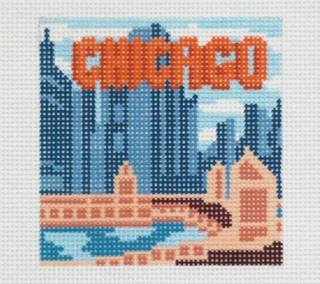 Vintage Chicago Postcard (Morgan Julia Designs) by Morgan Julia Designs (thumbnail)