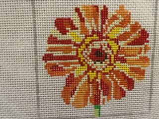 Orange Zinnia by Jean Smith Designs (thumbnail)