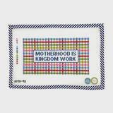 Motherhood is Kingdom Work Canvas by Atlantic Blue Canvas (thumbnail)