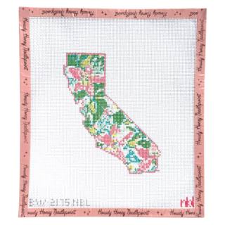 State Palm of California - Medium by Blue Waters Needlepoint (thumbnail)