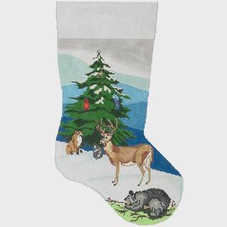 Appalachian Gathering Stocking by Blue Ridge Stitchery (thumbnail)