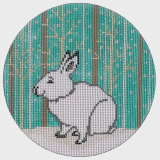 Snow Bunny Round by Meredith Collection (thumbnail)
