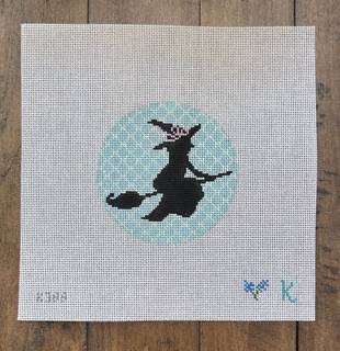 Witch On The Go - Teal by NDLPT Designs (thumbnail)