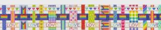 Pride Basket – Woven Ribbons w/ a Rainbow Pride Theme by Kate Dickerson Needlepoint Collections (thumbnail)