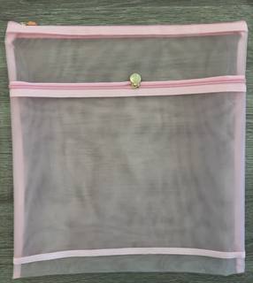 Med Double Pocket Project Bag - Blush Pink by Officially Needlepoint (thumbnail)