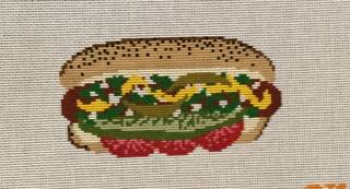 Chicago Hot Dog by Oz Needle and Thread (thumbnail)