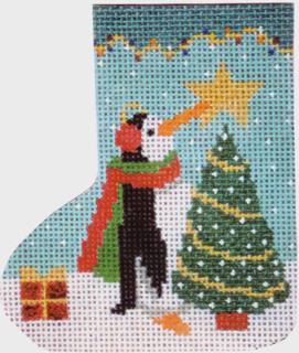 Shelly Tribbey SK40 Tree Decorating Penguin Skate by Shelly Tribbey Designs (thumbnail)
