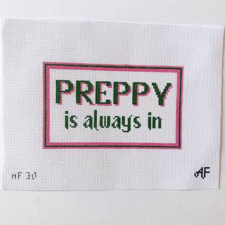 Preppy is Always In, 13 Mesh by Stitch Style Needlepoint (thumbnail)