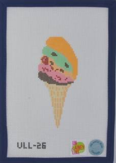 Rainbow Ice Cream Cone by Atlantic Blue Canvas (thumbnail)