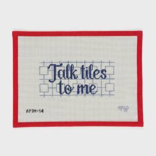 APIN14 Talk Tiles To Me Insert by melissa loves needlepoint (thumbnail)