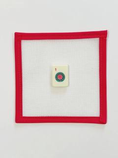 Mah Jong Tiles Needleminders - 1 circle by Judy Tasch Needlepoint (thumbnail)