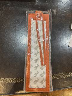 Leather Bookmark - Pumpkin by Tilli Tomas (thumbnail)