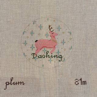 Plum Christmas Dashing 4 Round 18M by The Plum Stitchery (thumbnail)