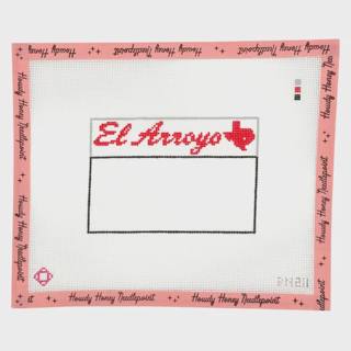El Arroyo Sign by Bexar Needleworks (thumbnail)