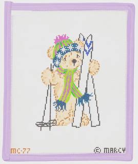 Skiing Teddy Bear by Julia’s Needleworks (thumbnail)