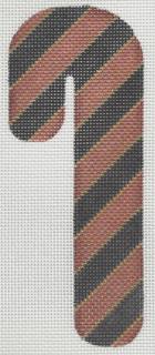 Halloween Candy Cane - Diagonal Stripes by Mary Lake Thompson (via Melissa Shirley) (thumbnail)