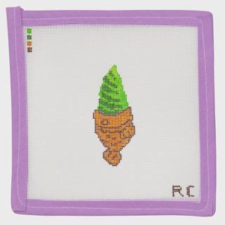 Taiyaki Matcha by RenniCo Needlepoint (thumbnail)