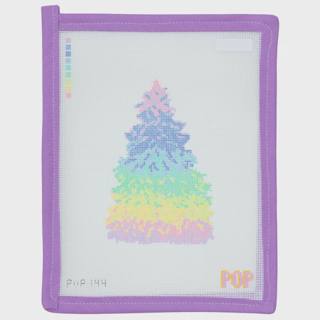Rainbow Ombré Tree by POP! Needle Arts (thumbnail)