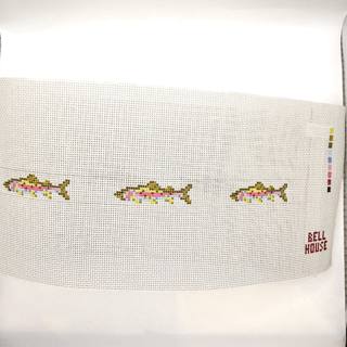 Rainbow Trout Dog Collar - Large by Bell House Designs (thumbnail)