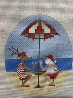 Santa at the Beach by Chris Lewis Distributing (thumbnail)
